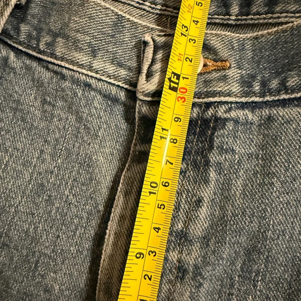 Wrangler Mens Jeans Size 38x30 Blue Relaxed Fit Straight Leg Classic Denim - Picture 9 of 10